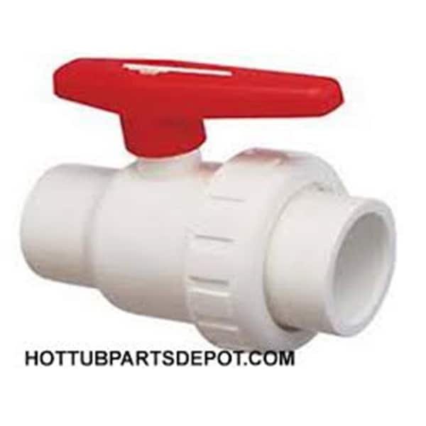 Praher Praher PR150015 1.5 in. M x F Single Union Ball Valve PVC PR150015 - main